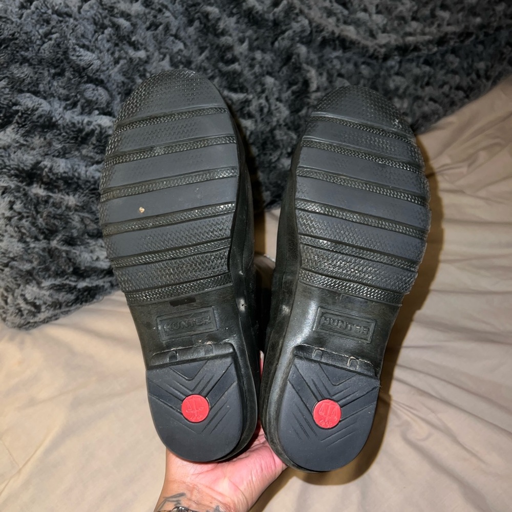 Black hunter rain boots - Picture 4 of 4